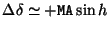 ${h = \delta = 0}$